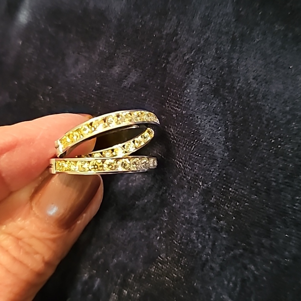 Sterling Silver 1" hoop earrings